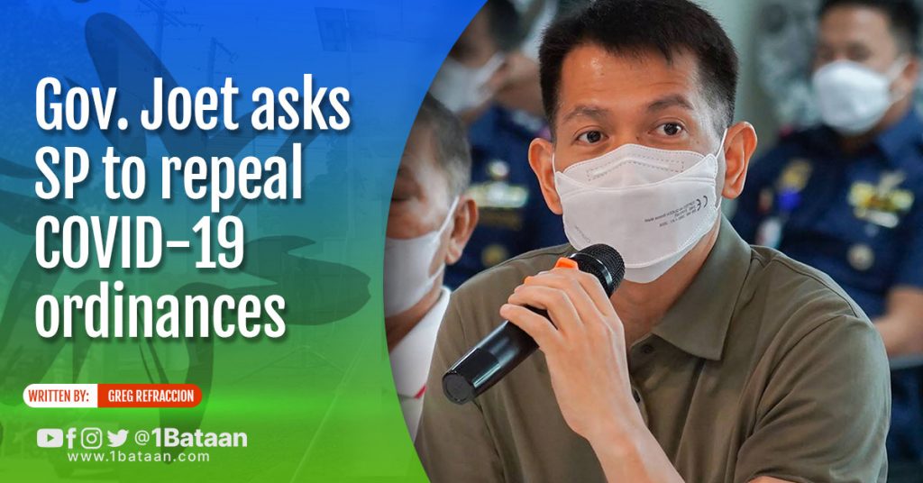 Gov. Joet asks SP to repeal COVID-19 ordinances