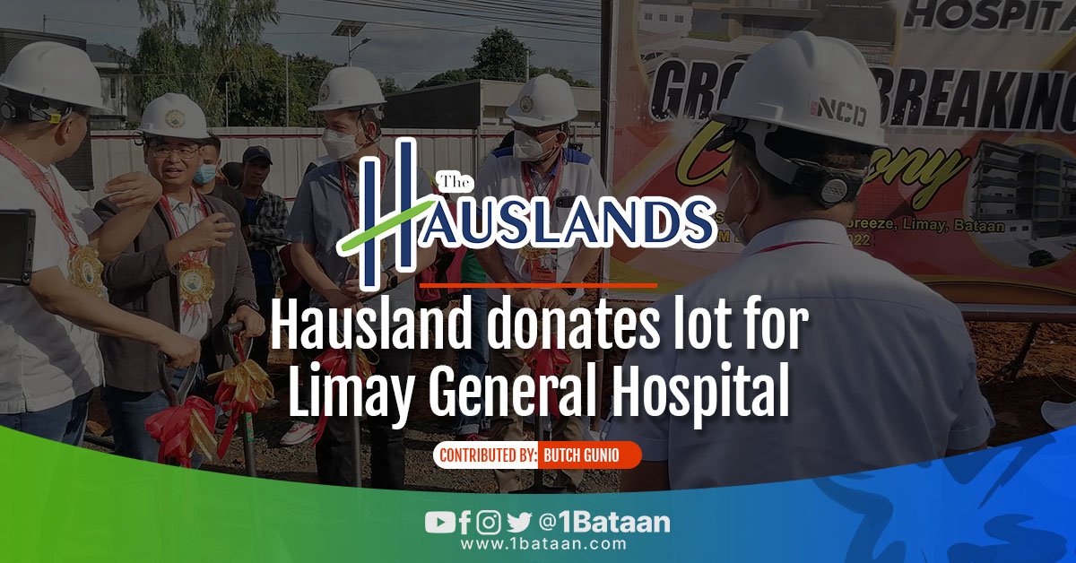 Hausland donates lot for Limay General Hospital