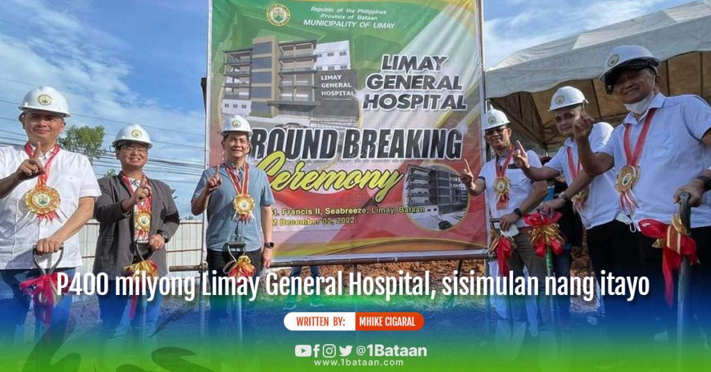 P400 milyong Limay General Hospital, sisimulan nang itayo