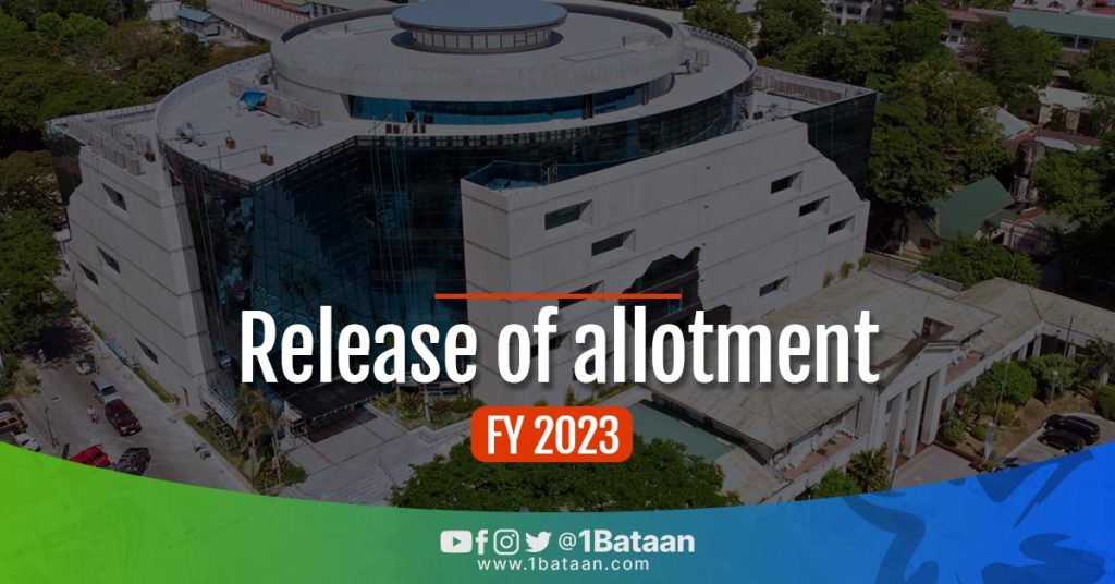 Release of allotment FY 2023