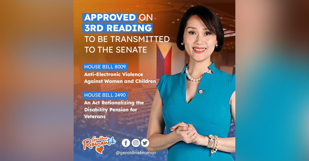 Rep. Roman's two legislative bills pass third reading