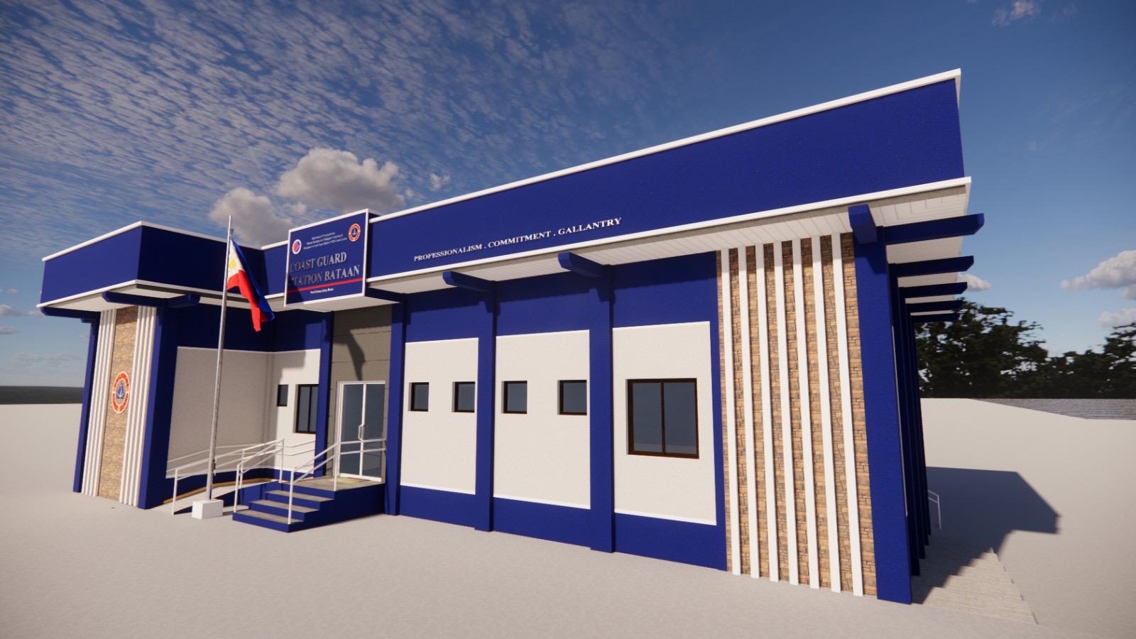 PCG building sa Limay, sinimulan na