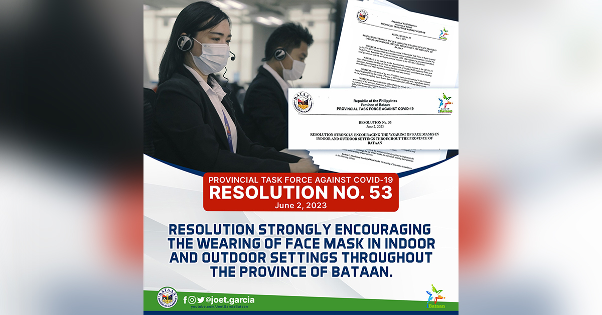 Bataeño, muling hinikayat na magsuot ng face mask