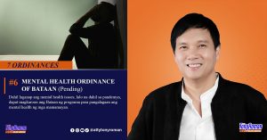 Roman proposes Mental Health Ordinance of Bataan