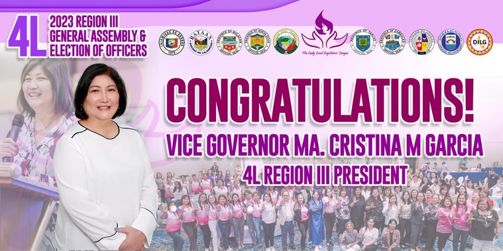 Vice Cris is 4L Region 3 President