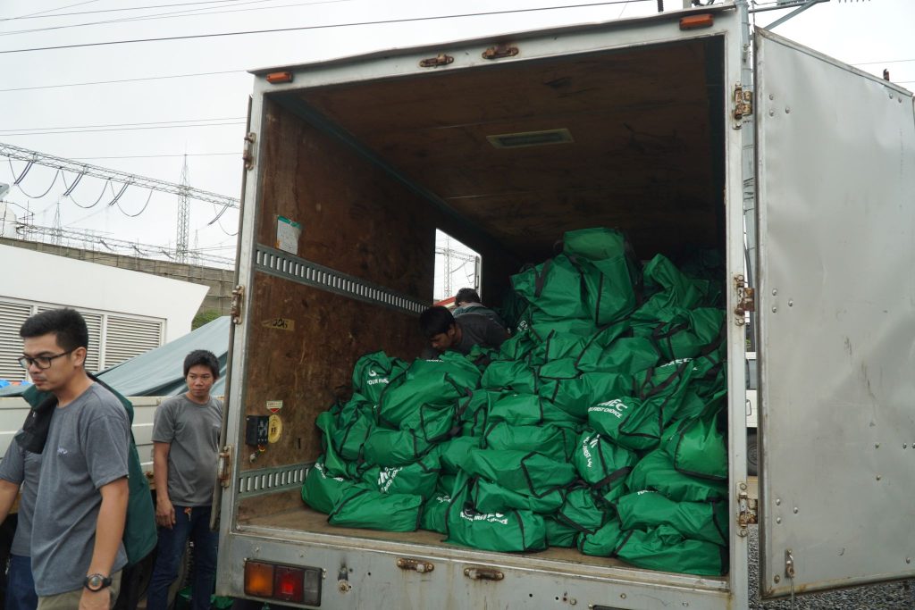 GMEC, GNPD distribute relief goods