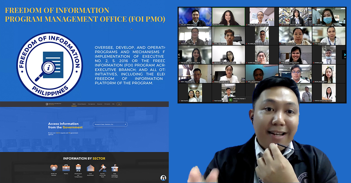 PGB hosts FOI re-orientation via zoom