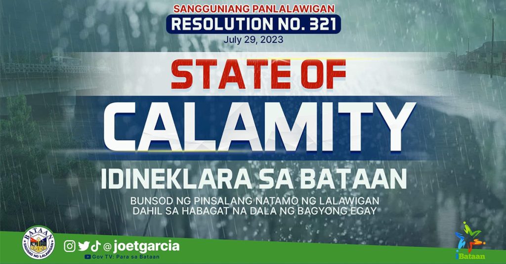 state of calamity