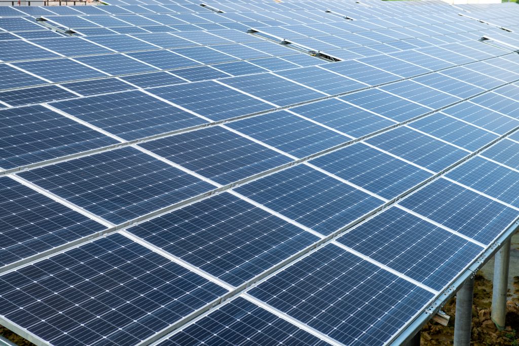 The solar panels