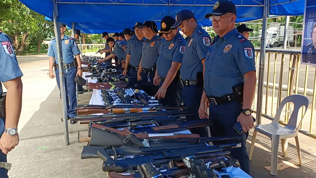 Mga armas isinuko para sa mapayapang eleksyon