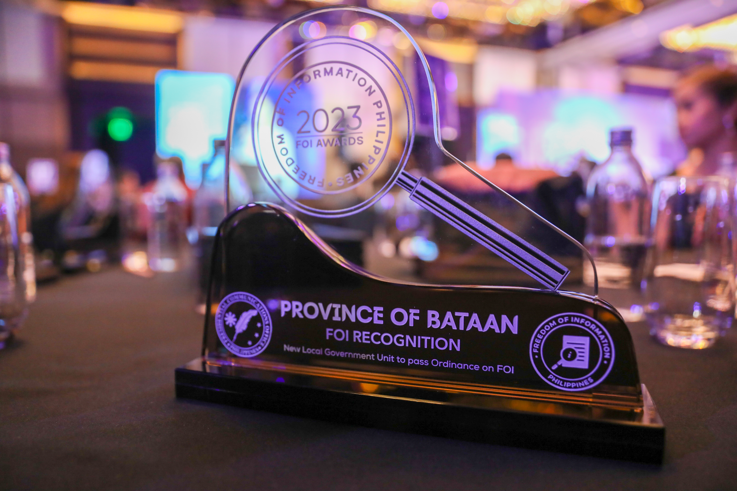 Bataan receives FOI Award