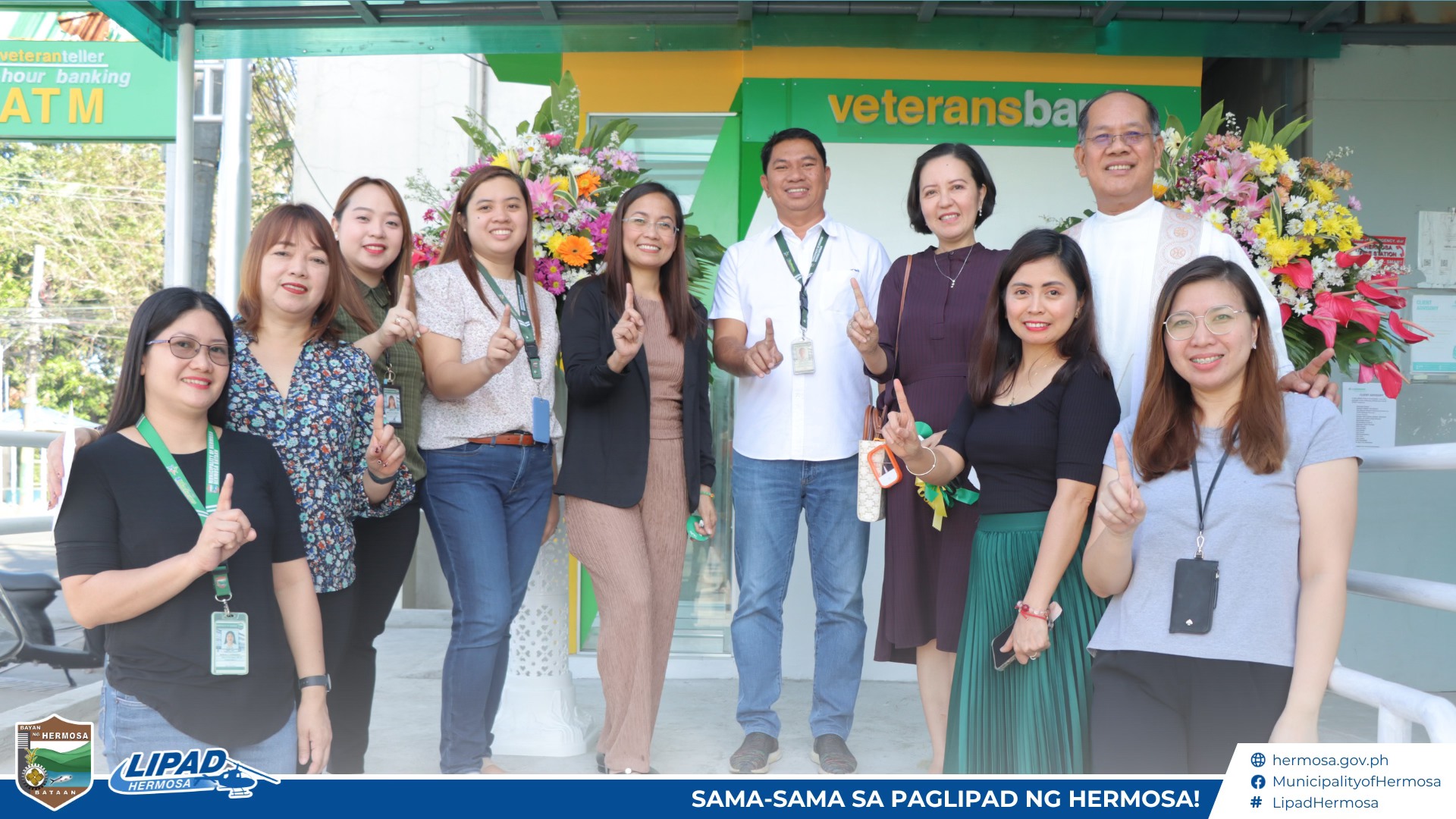 Veterans Bank opens ATM machine at Hermosa Municipal Hall