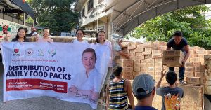 10,000 food packs distributed to Bataan 2nd district families