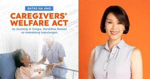 Caregivers’ Welfare Act, now a law