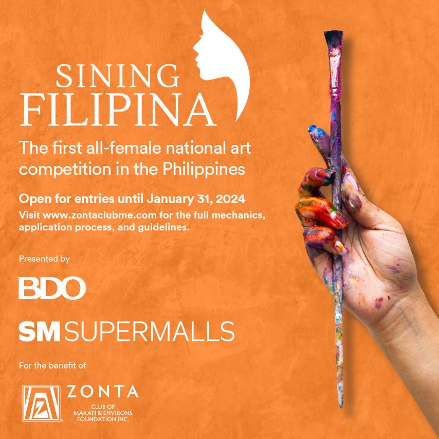Entries for Sining Filipina, the pioneering all-female national art competition in the Philippines, are being accepted until January 31, 2024.