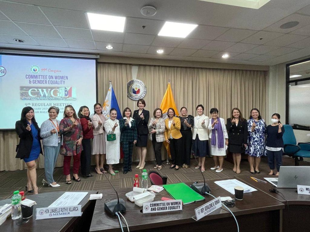 Rep. Roman champions Philippines as Asia's leader in gender equality