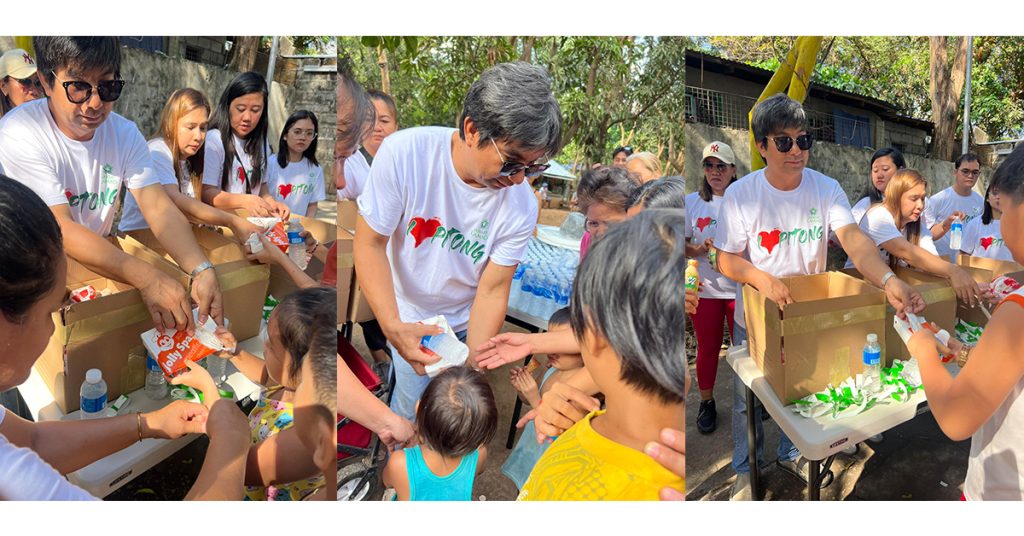 Montero conducts feeding program in Lamao