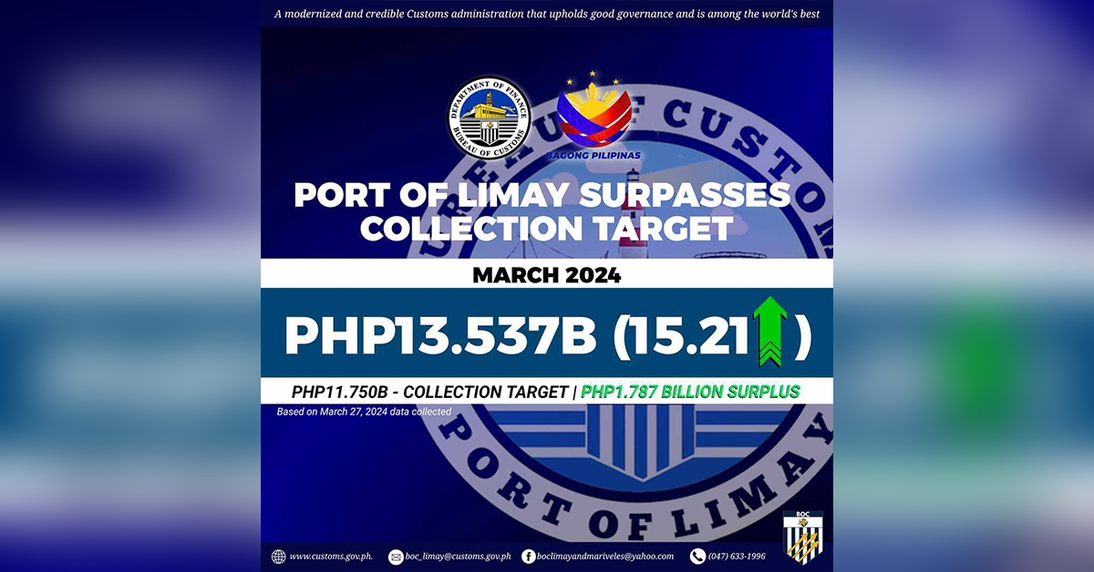 BOC-Port of Limay surpasses collection target