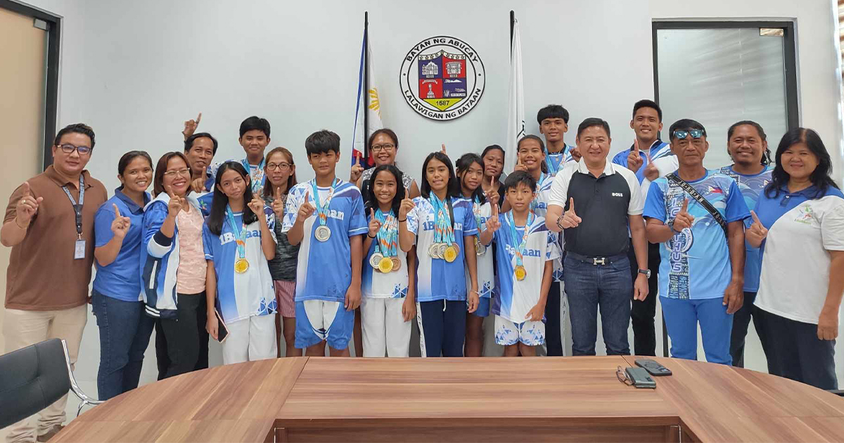 Top notch CLRAA swimmers are from Abucay