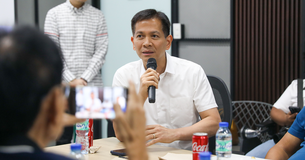 Gov. Joet Garcia leads inspection of business facility