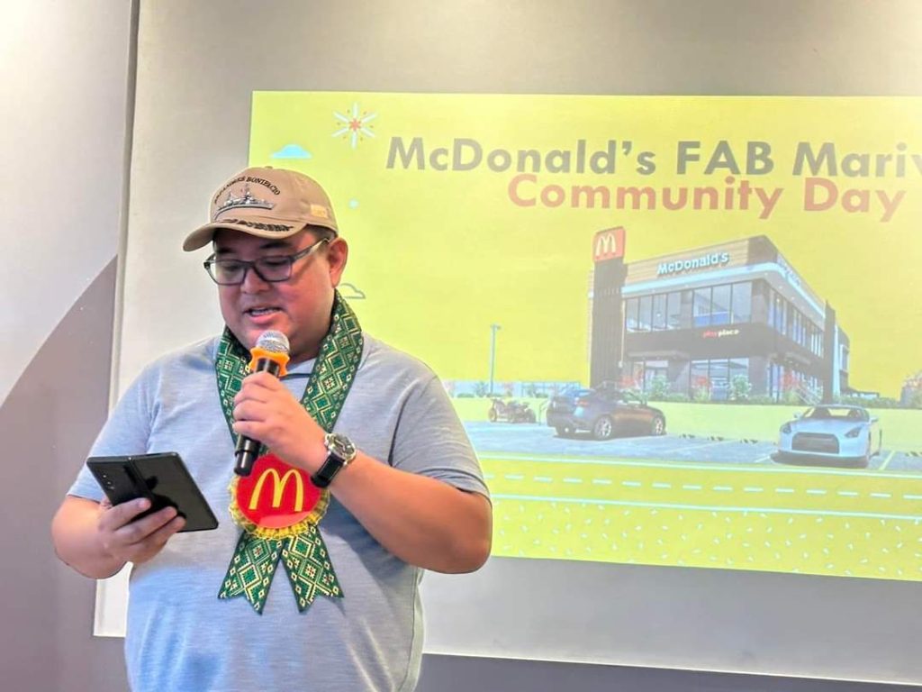 McDo Branch sa FAB, bukas na
