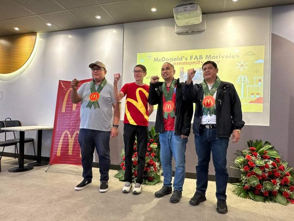 McDo Branch sa FAB, bukas na