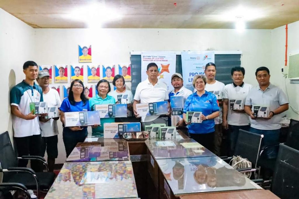 Bringing light to Almacen A gift from the Rotary Club of Makati