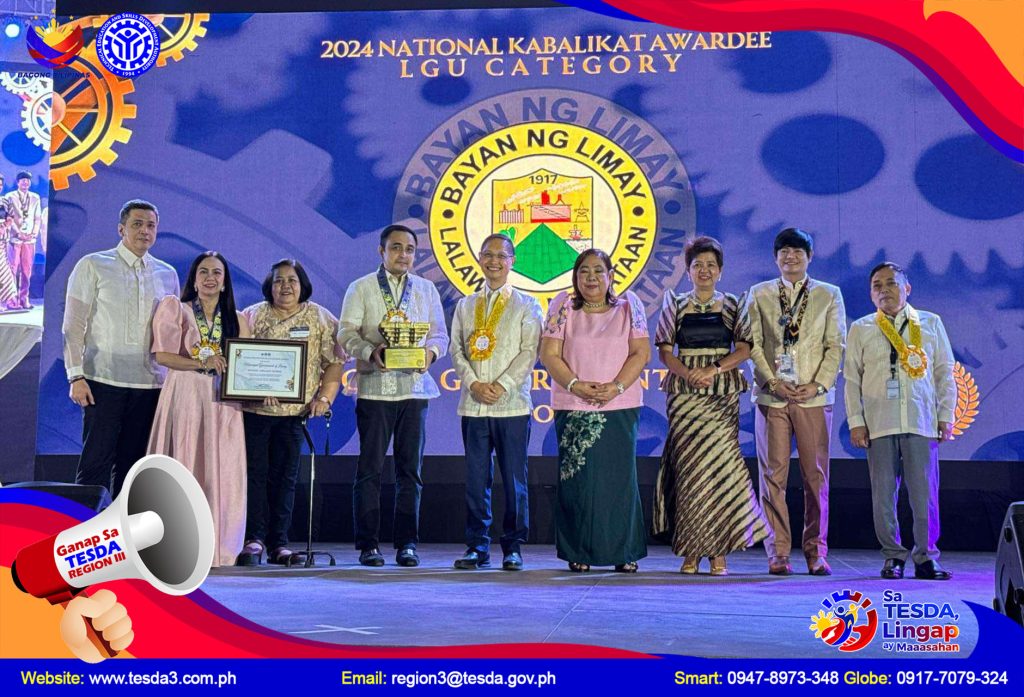 Limay is TESDA’s 2024 National Kabalikat awardee