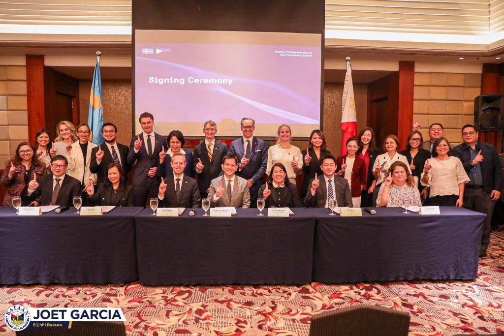 Sweden partners with Bataan for Cancer Care