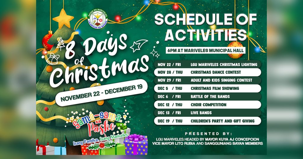8 Days of Christmas sa Mariveles