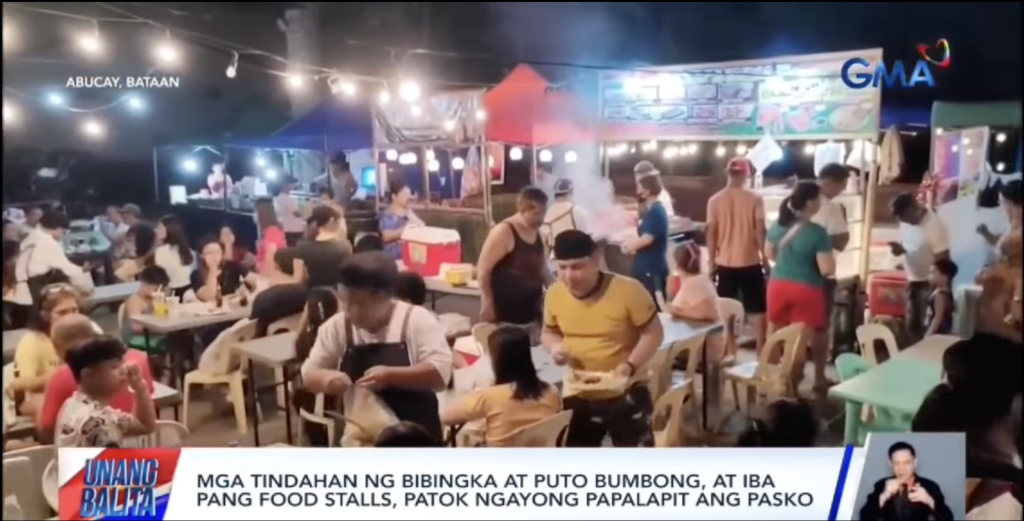 Abucay Food Bazaar attracts Christmas shoppers