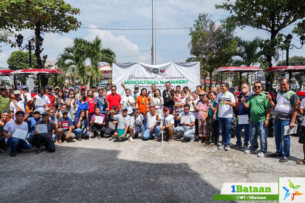Agricultural machinery distribution in Bataan