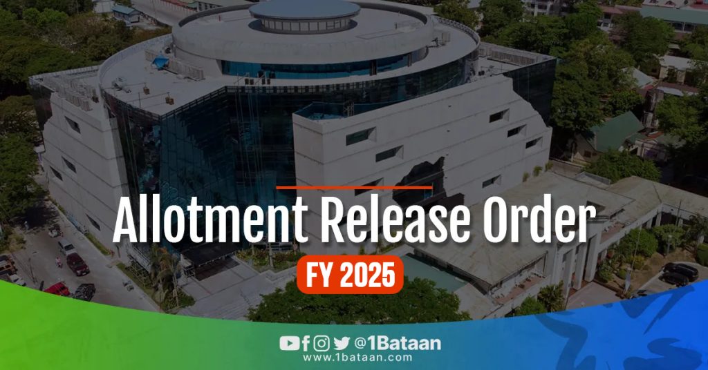 Allotment Release Order for Capital Expenditure FY 2025
