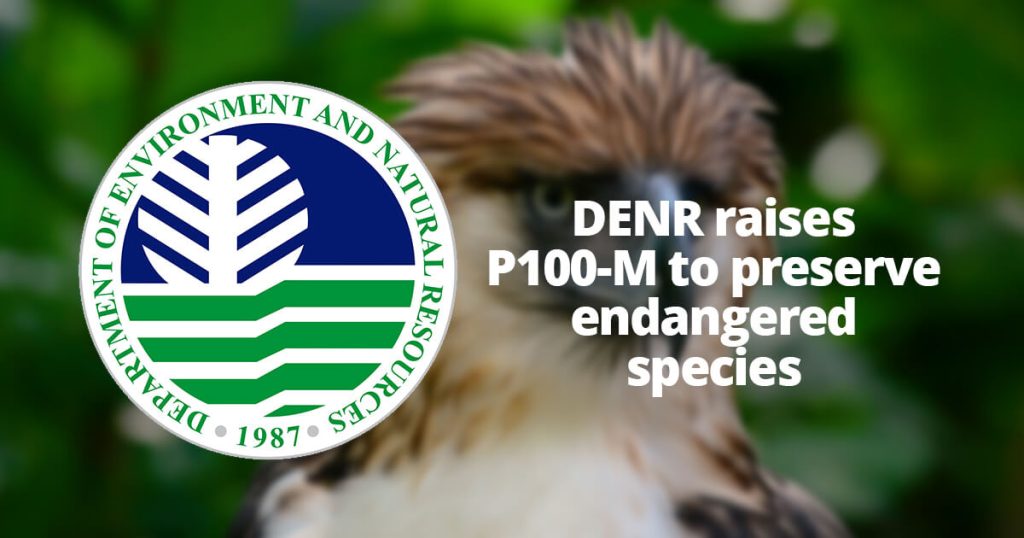 DENR raises P100-M to preserve endangered species