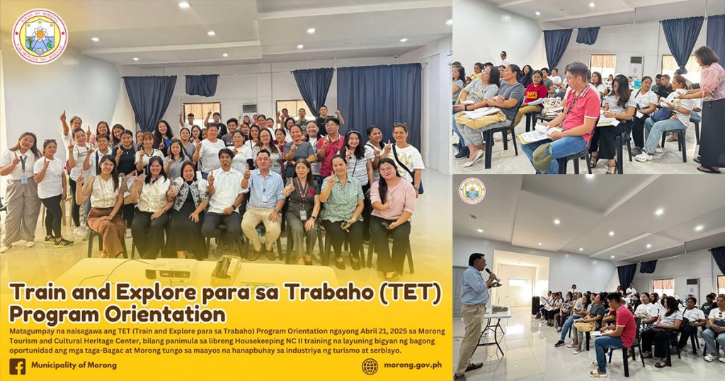 TET Program launched in Morong Tourism Center