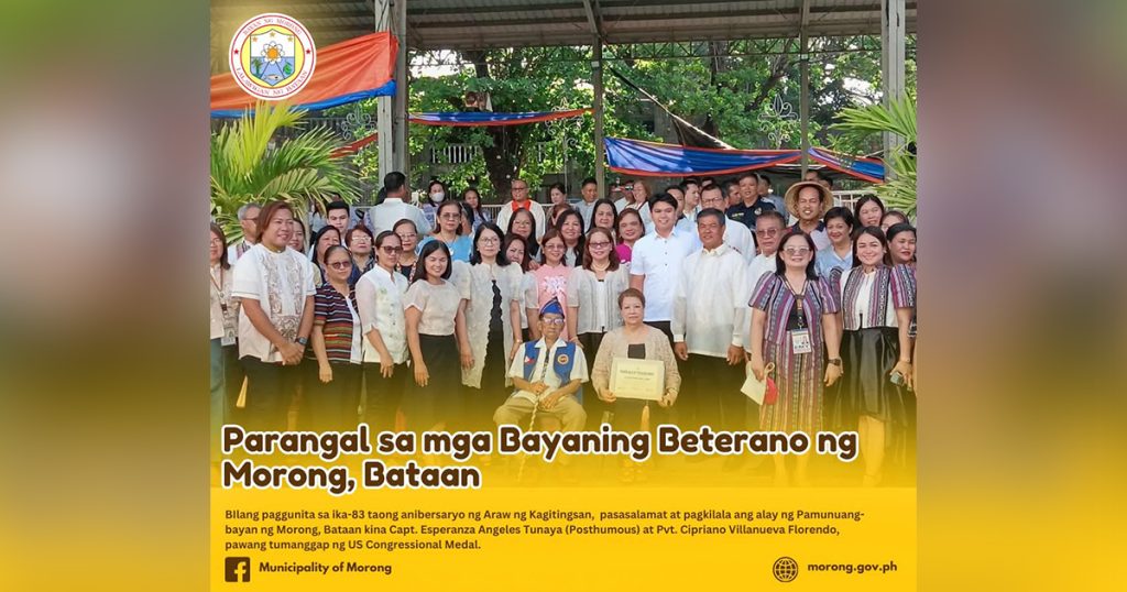 Two heroes honored in Morong