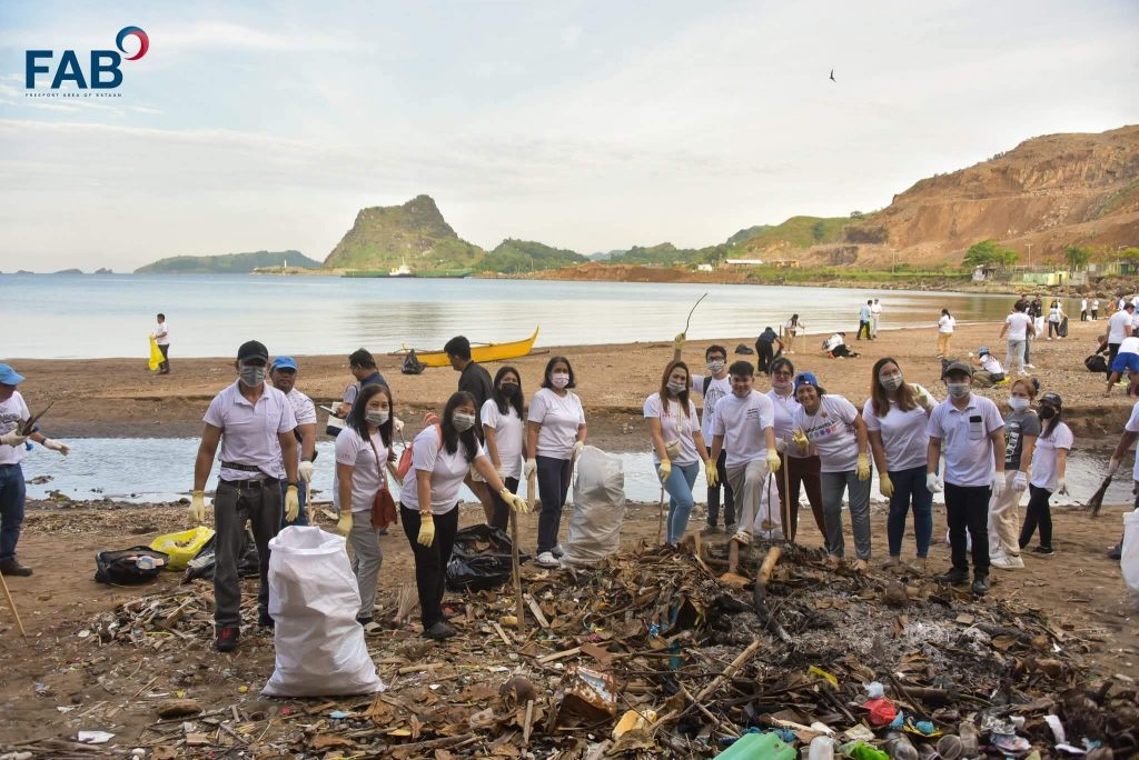 AFAB, FABILA unite for cleaner coastlines in the Freeport Area of Bataan