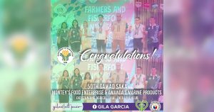 Cong Gila Garcia congratulates Gawad Saka awardees