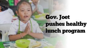 Gov. Joet pushes healthy lunch program