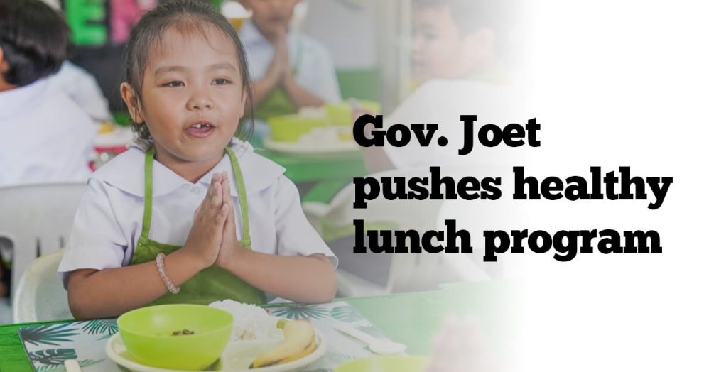 Gov. Joet pushes healthy lunch program