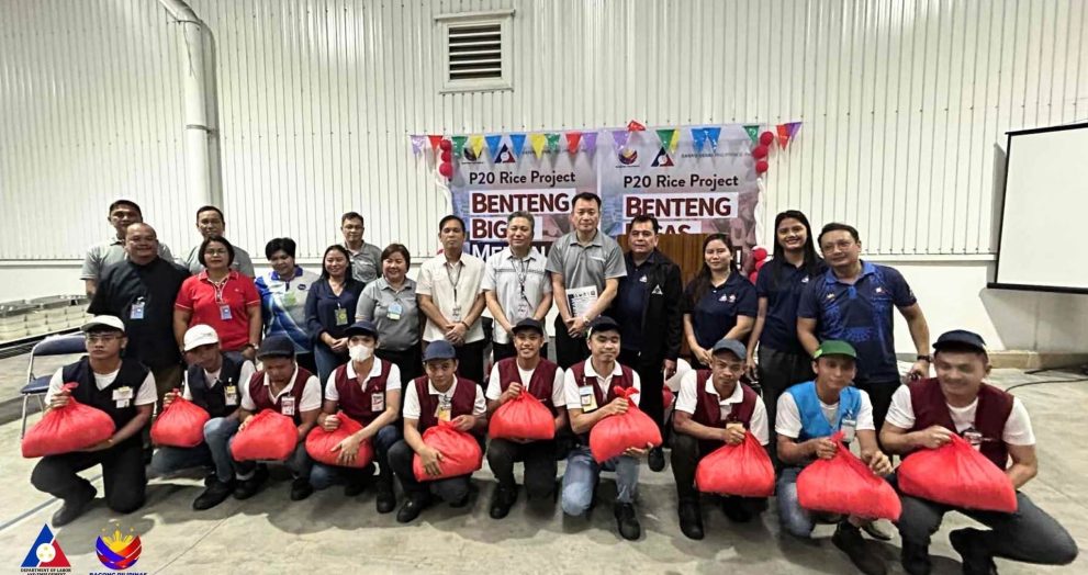 2,867 manggagawa sa Subic Freeport, nakabili ng P20 na bigas