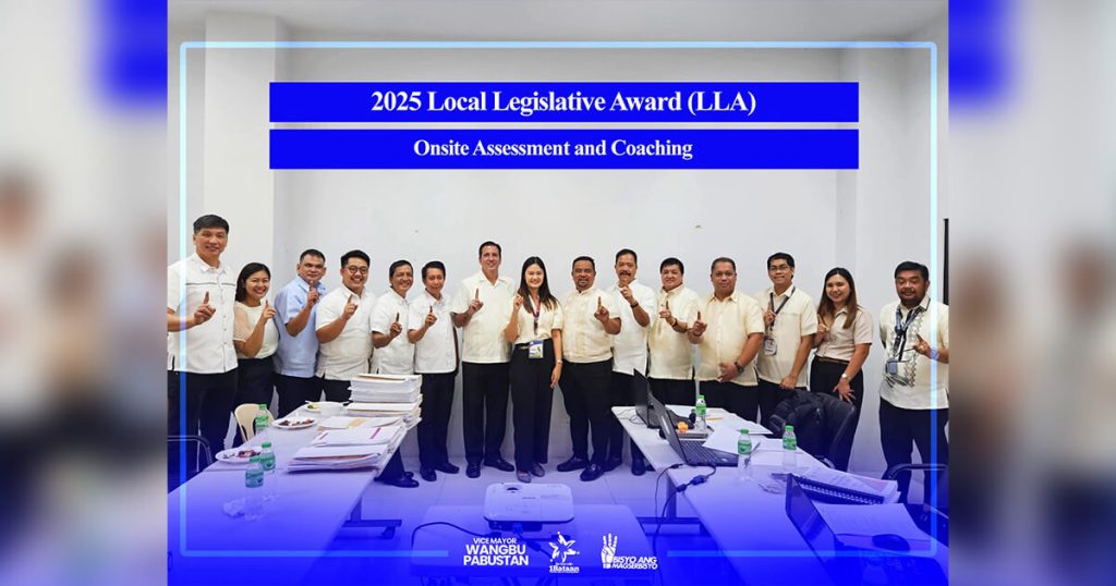 Abucay under DILG spotlight for 2025 Local Legislative Award