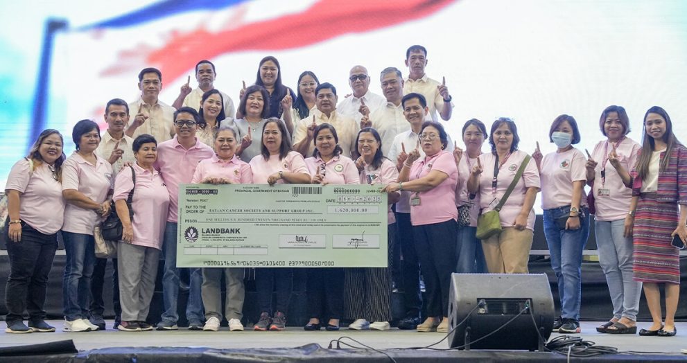 Bataan Cancer Society and Kids Cancer Warriors receive P1.6M