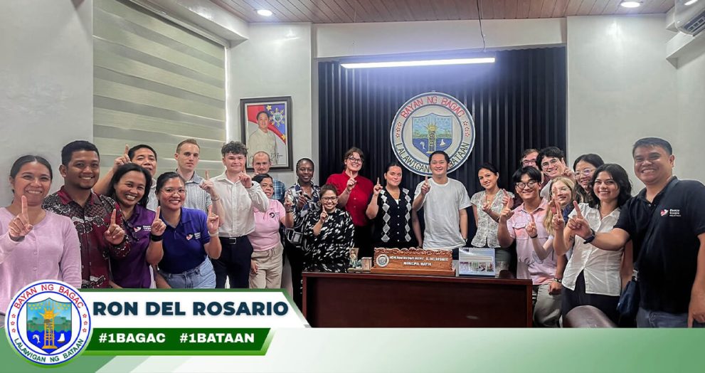 Peace Corp trainees, nagbigay-galang kay Mayor Ron del Rosario