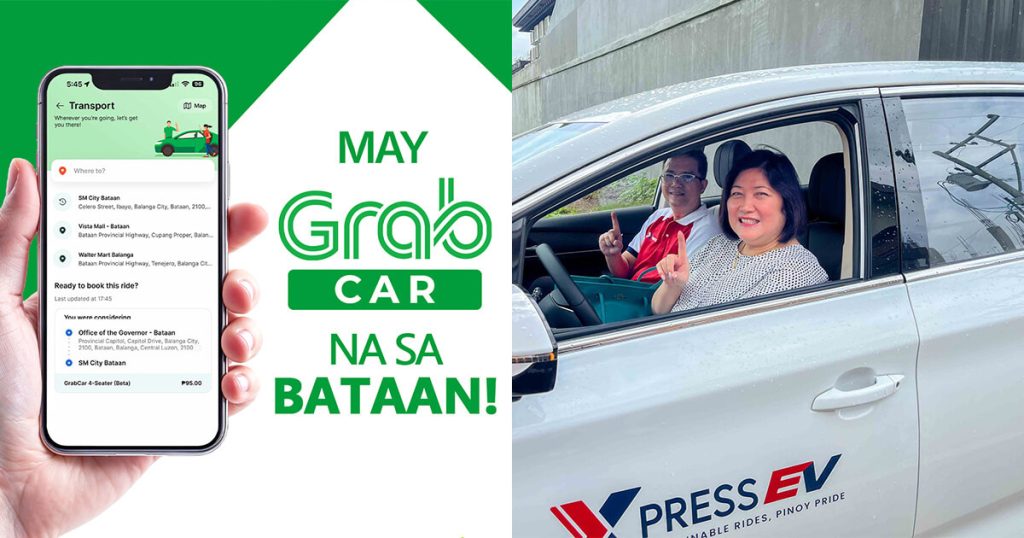 GrabCar and Xpress are now in Bataan