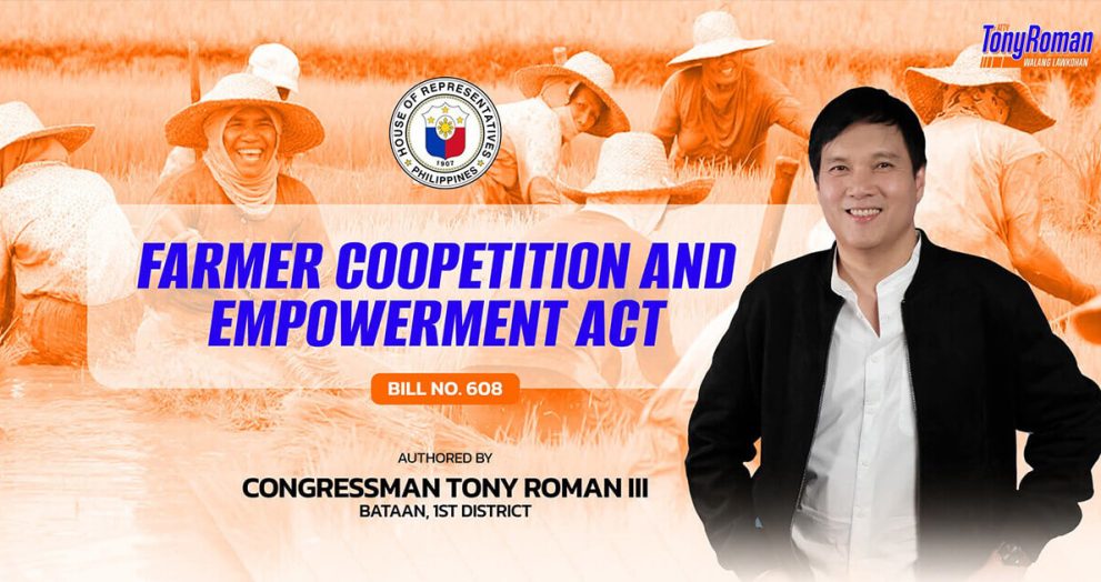 Rep. Roman proposes bill to empower farmers through “coopetition”