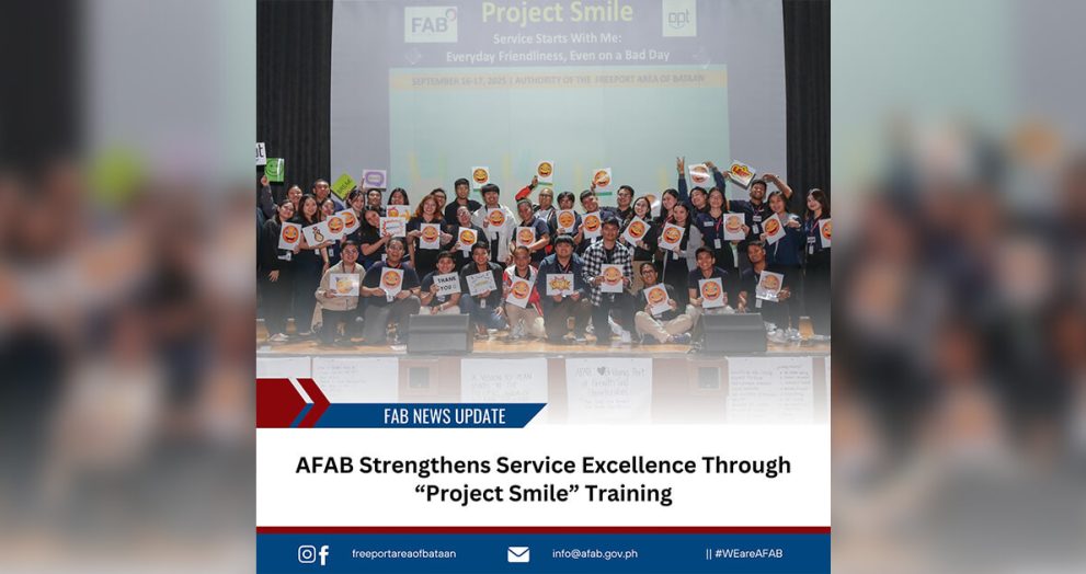 AFAB employees wear a smile amid 'adversities'
