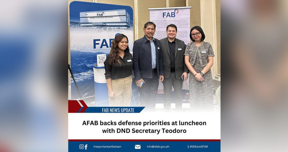 AFAB, kaisa sa pagtataguyod ng mga prayoridad sa pambansang depensa