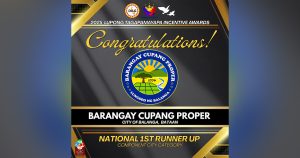 Cupang Proper, 1st Runner-Up 2025 National Lupong Tagapamayapa Incentives Awards