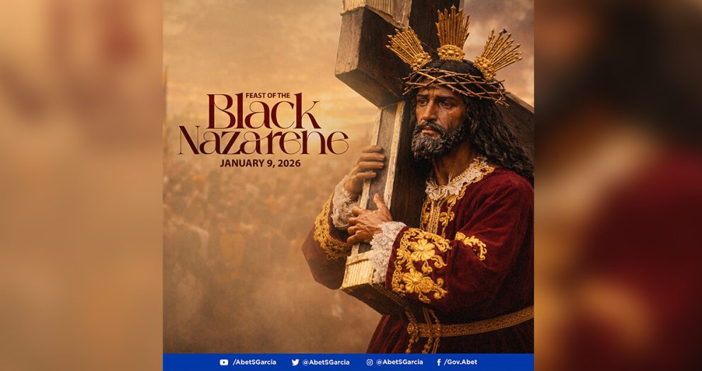 Cong Abet Garcia calls for safe, peaceful Feast of the Black Nazarene